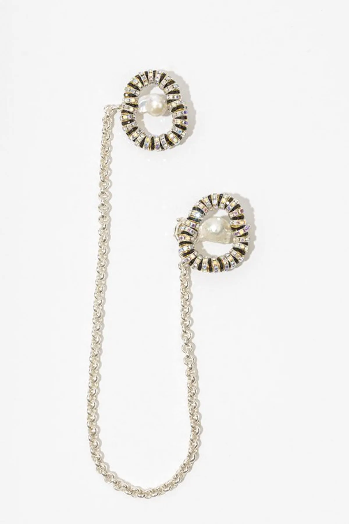 The Paris Zebra Chained Brooch