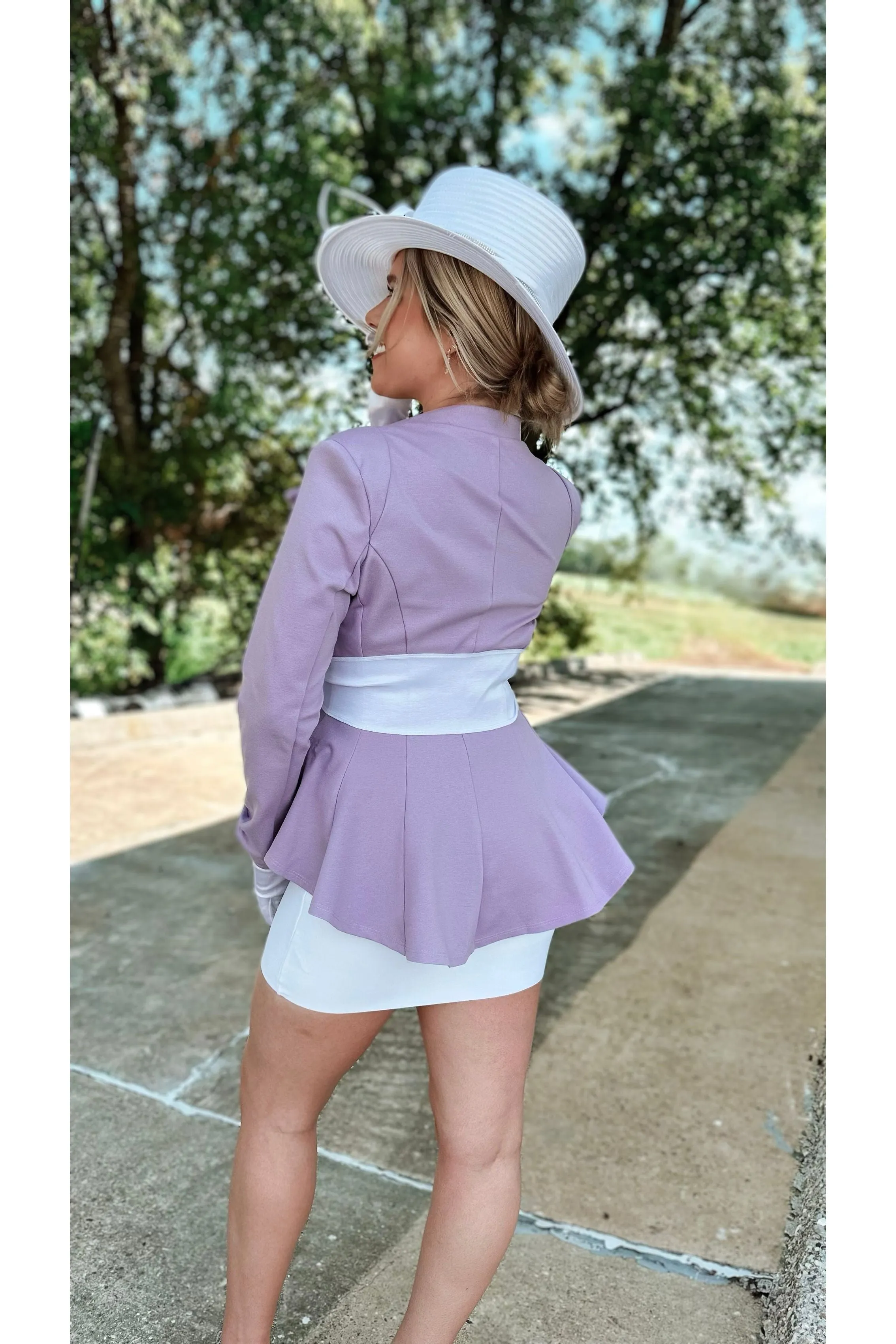 The Valentina Peplum Blazer Jacket