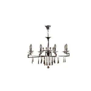 Tiara Chandelier 8 Bulbs Chrome