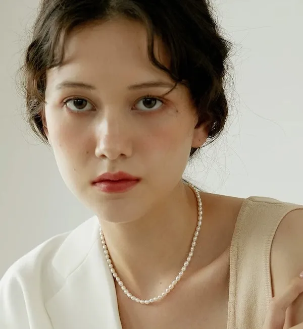 Timeless Pearl Beads Necklace with OT buckle