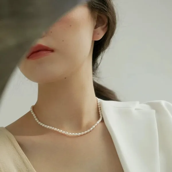 Timeless Pearl Beads Necklace with OT buckle