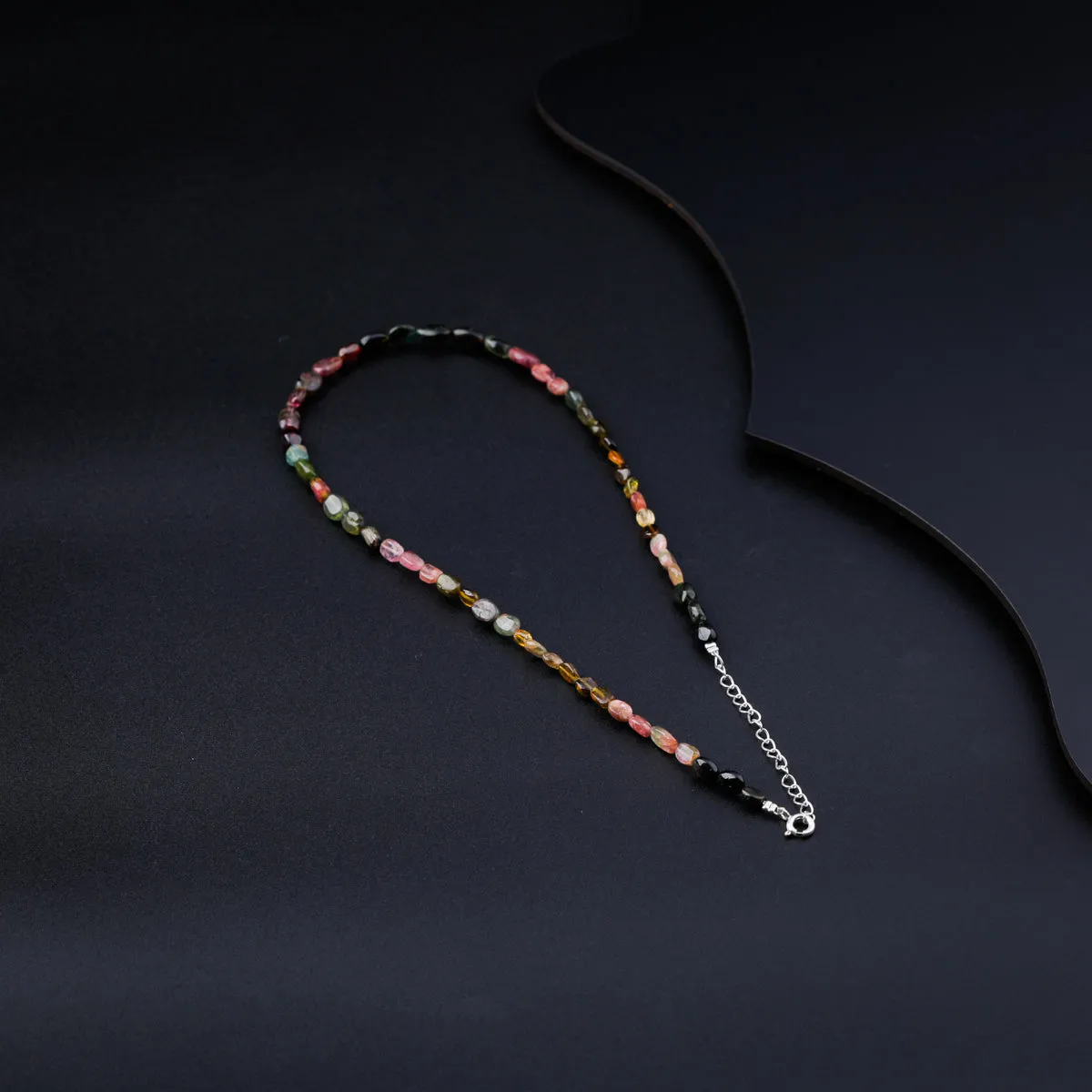 Tourmaline Silver Necklace