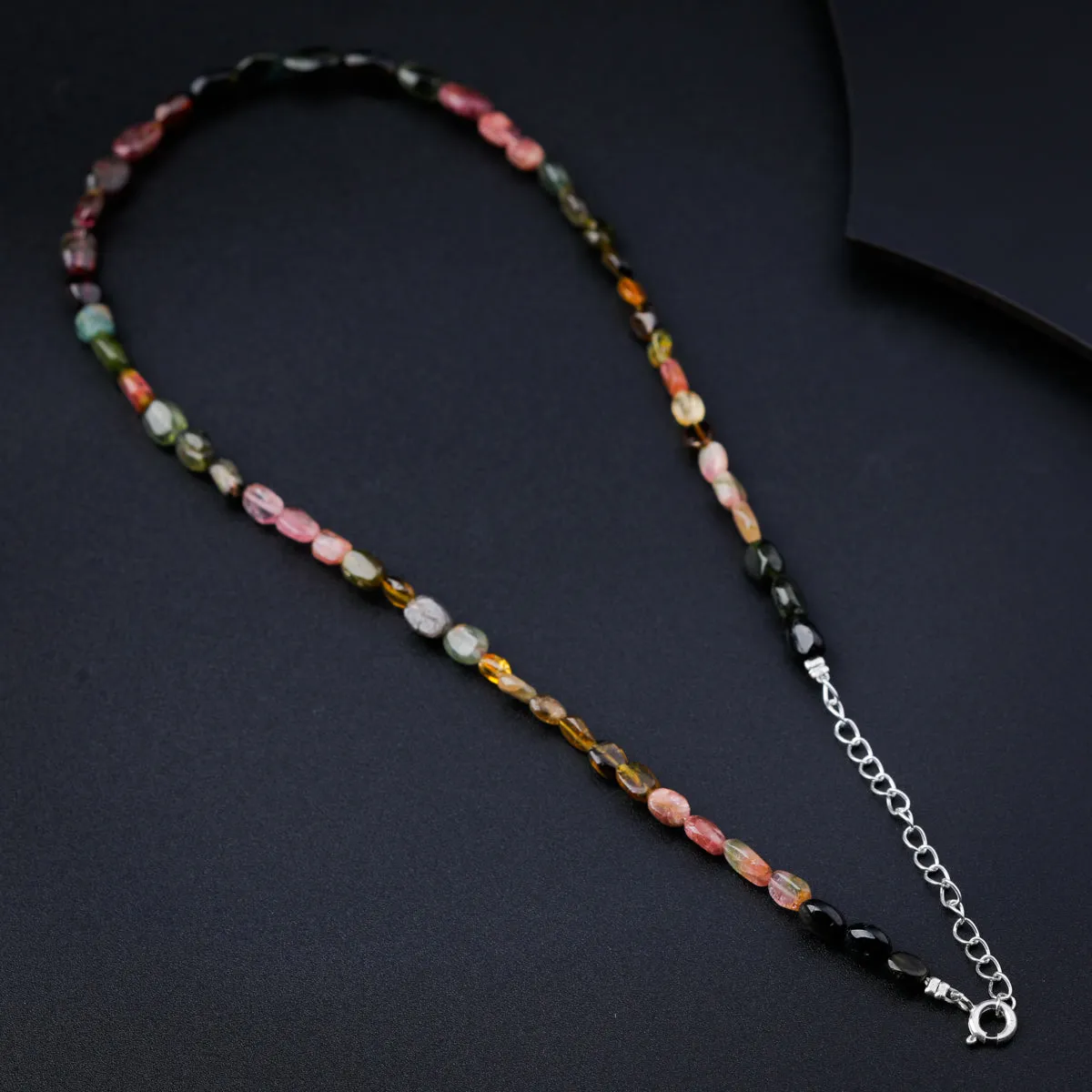 Tourmaline Silver Necklace