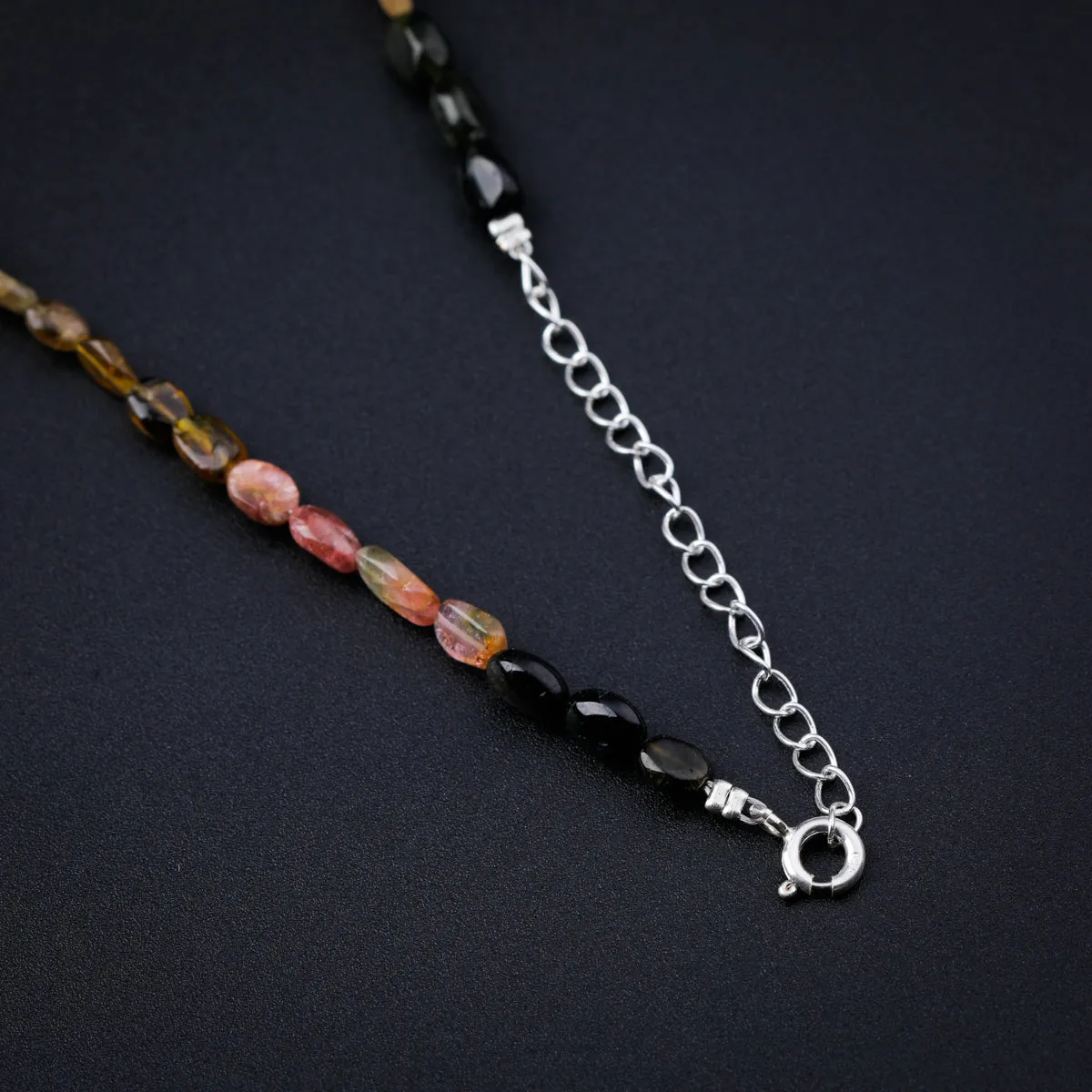 Tourmaline Silver Necklace