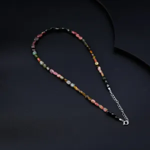 Tourmaline Silver Necklace