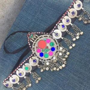Tribal Afghan Ethnic Matha Patti, Afghan Head Piece