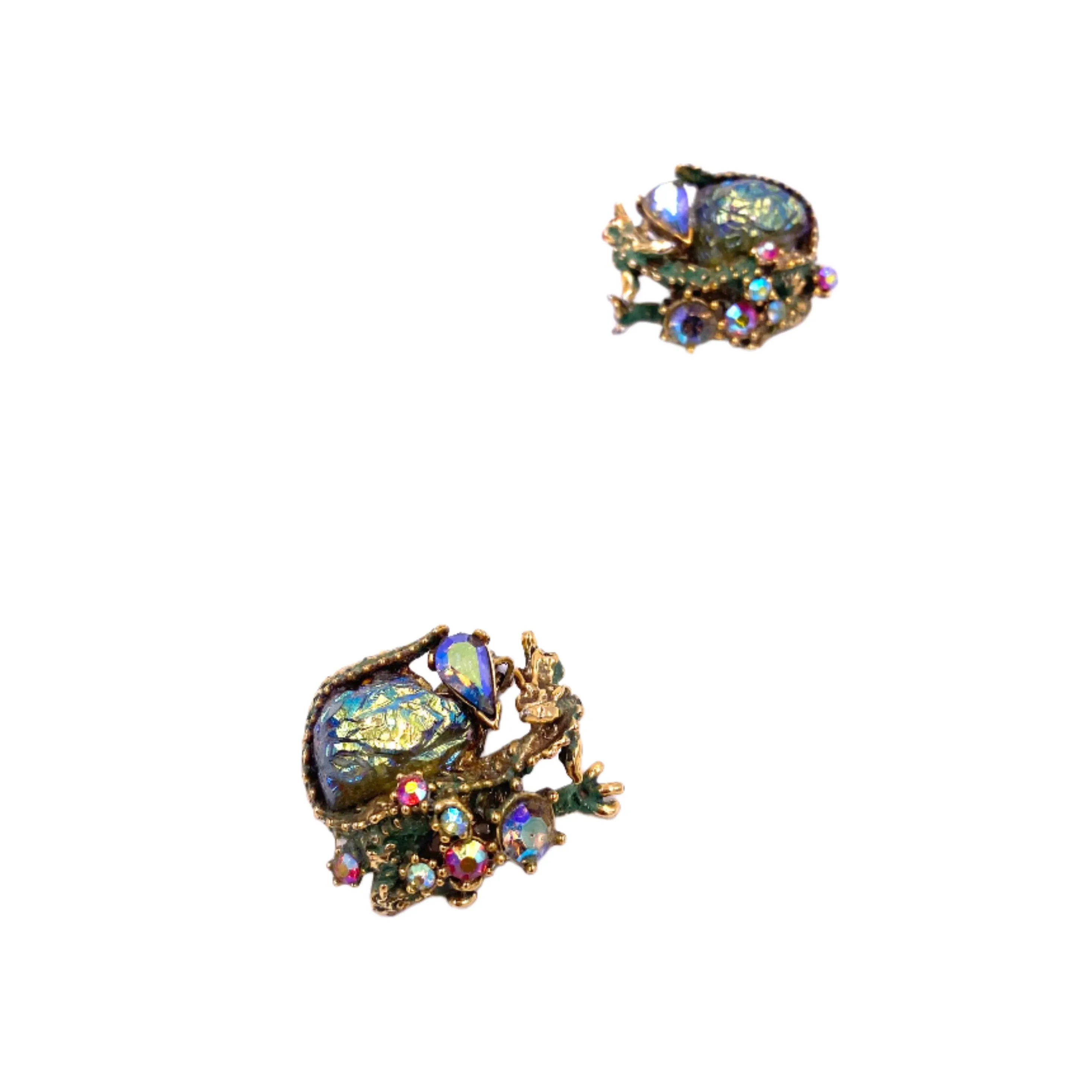 Vintage HAR Dragon Earrings 1959 " Cobra set"