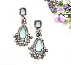Vintage Studded Long Earrings