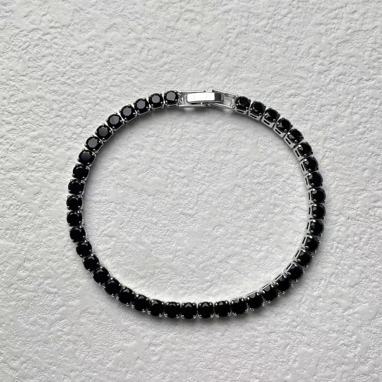 Wholesale round 4mm hip hop fashionable copper bracelet