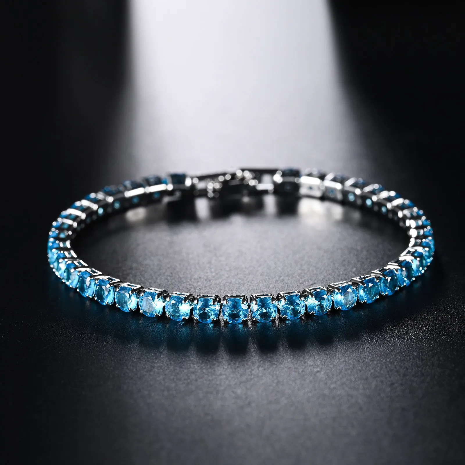 Wholesale round 4mm hip hop fashionable copper bracelet