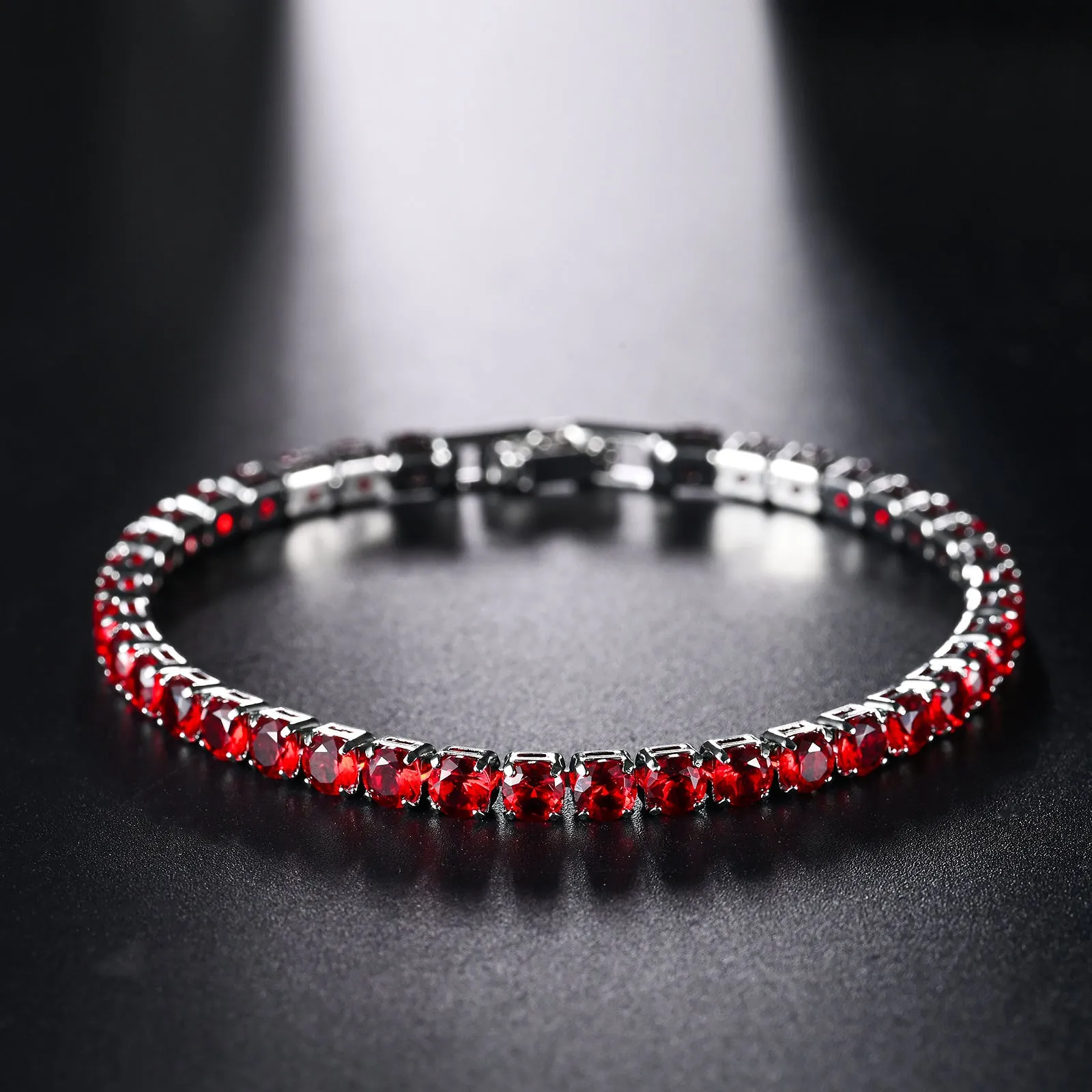 Wholesale round 4mm hip hop fashionable copper bracelet