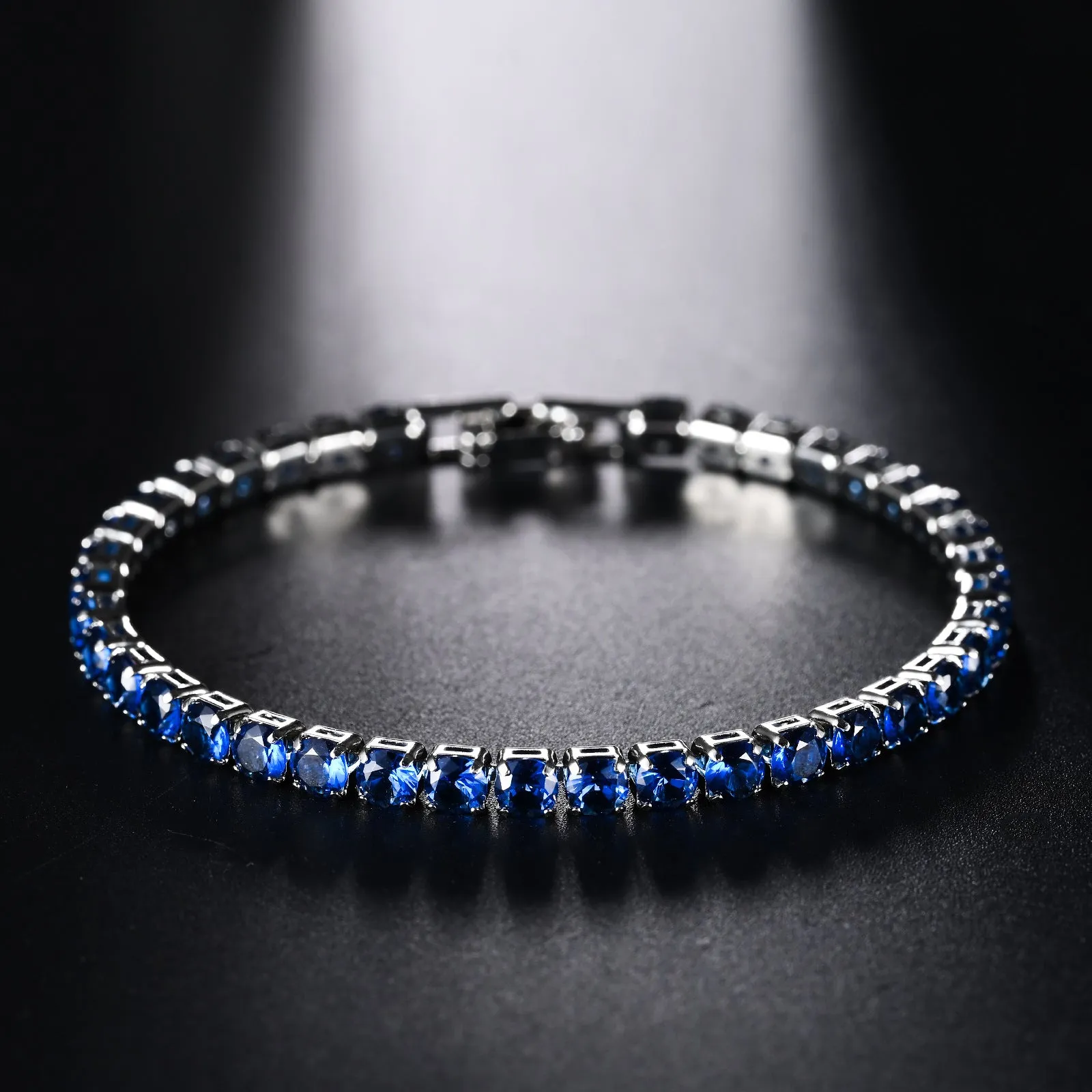 Wholesale round 4mm hip hop fashionable copper bracelet