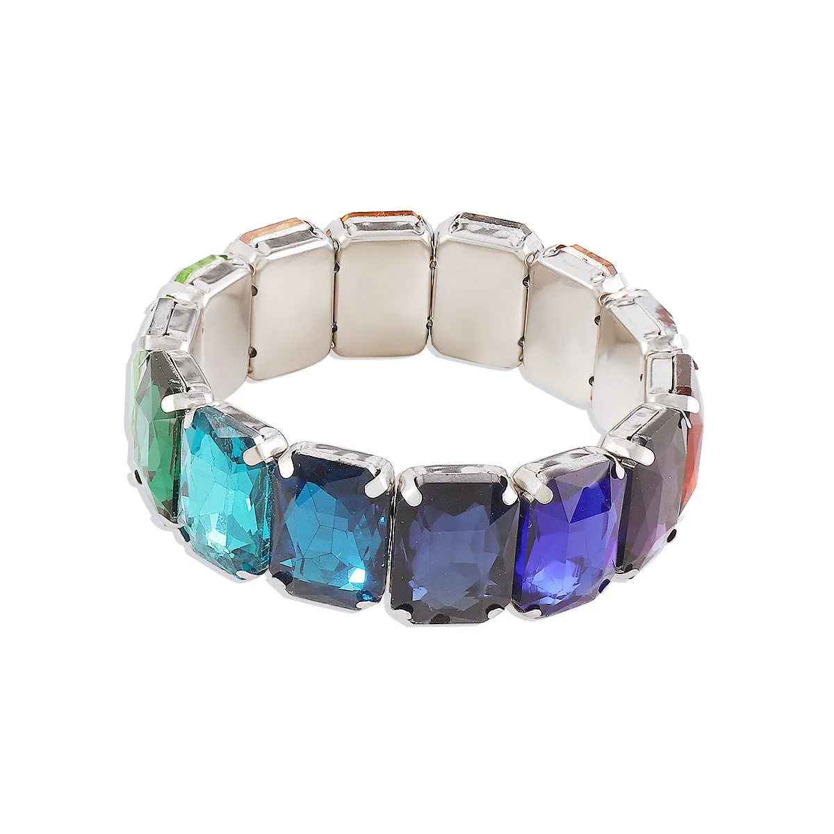 Wholesale Simple Rhinestone Fashionable Elastic Bracelet