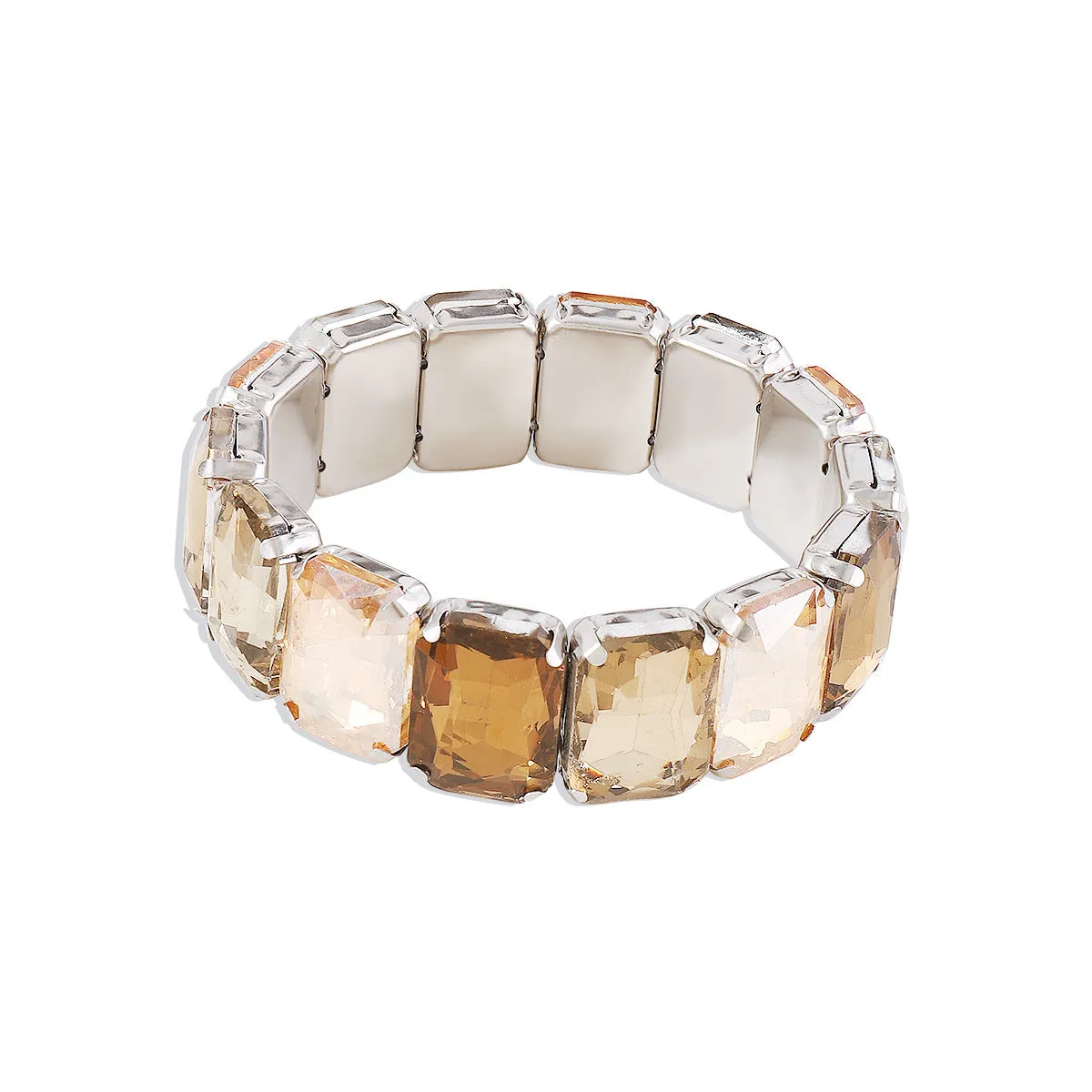 Wholesale Simple Rhinestone Fashionable Elastic Bracelet