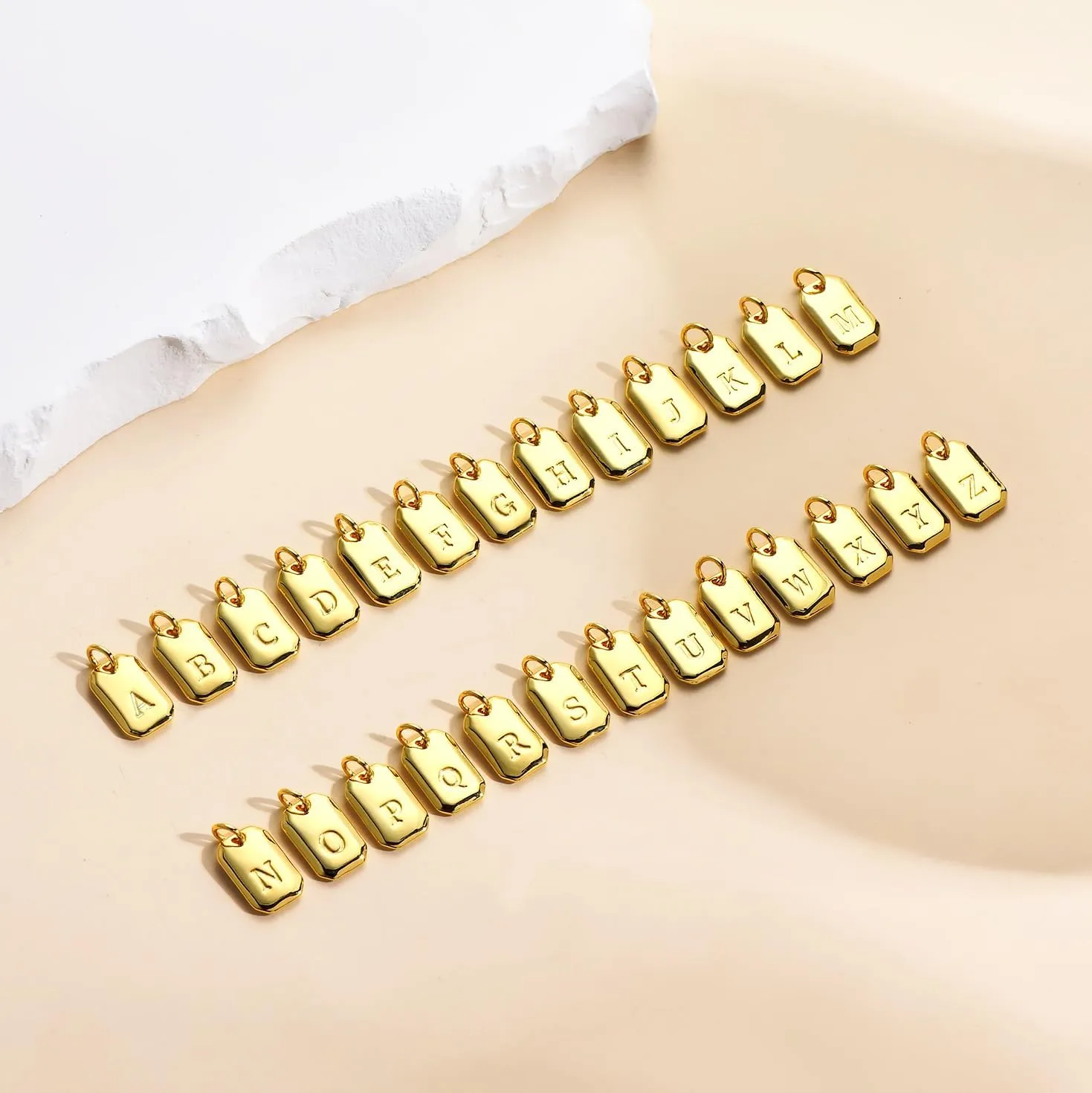YANODA Initial Ankle Bracelets for Women, 14K Gold Plated Dainty Layered Figaro Chain Letter Initial Ankle Bracelets Set Trendy Personalized Name Tag Anklet Summer Beach Jewelry for Women