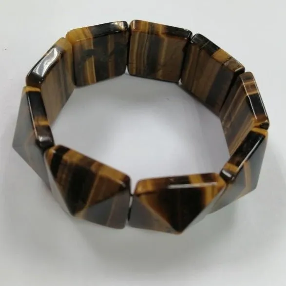 Yellow Tiger Eye, Kunzite & Abalone Stone Jewelry | Semi-Precious Bracelets | Gift Combo Bundles by Pearlz Gallery