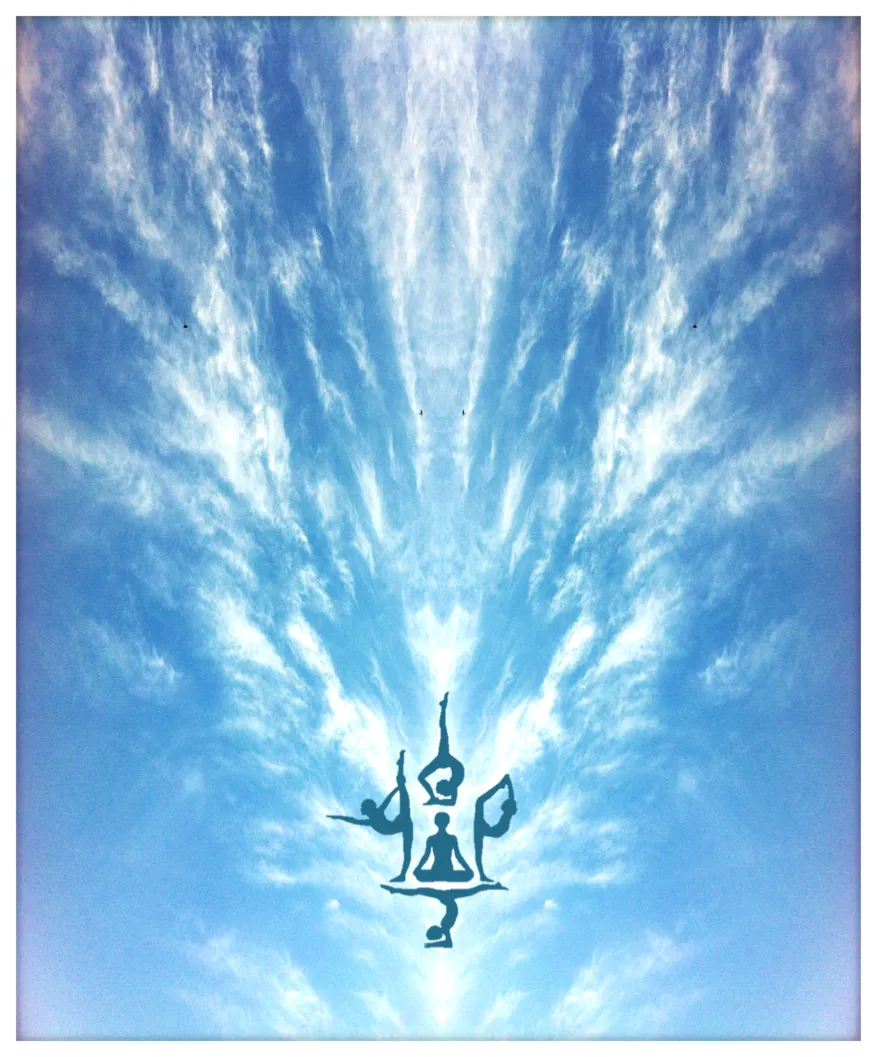 Yoga Wall Hanging. Yoga Wall Art. AUM Yoga room Painting Poster. Contemporary Art. Indian art. Yoga Decor. Artikrti
