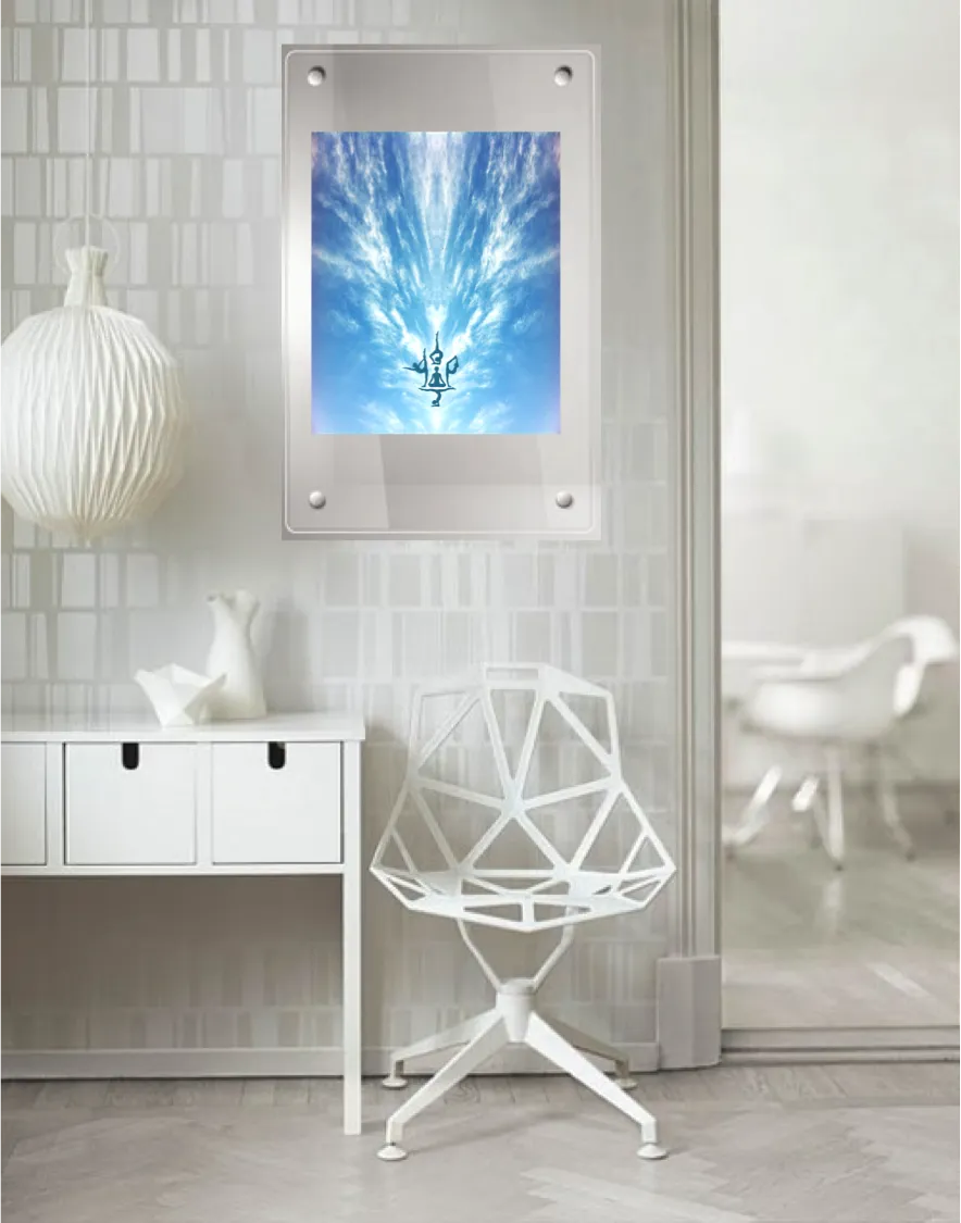 Yoga Wall Hanging. Yoga Wall Art. AUM Yoga room Painting Poster. Contemporary Art. Indian art. Yoga Decor. Artikrti